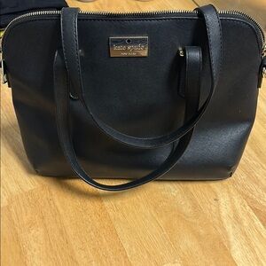 Kate Spade Black Satchel with Structured Design